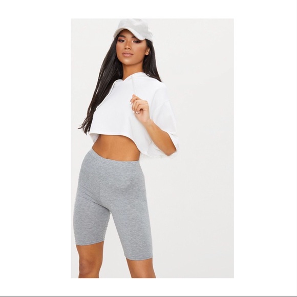 Super Comfy Gray Biker Shorts - Picture 3 of 8